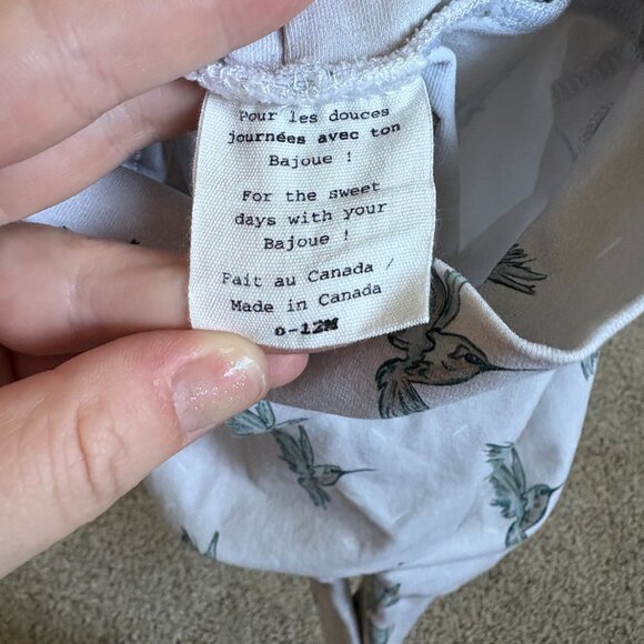 Bajoue 0-12 month  Grow with Me Hummingbird Pants Made in Canada - Picture 7 of 7